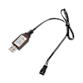 Miniatyrbillede 5 af 5: 6.4v/7.4v Oplader Li-ion Batteri Sm-3p Rc Legetøj Fjernbetjening Legetøj Sm-3p Positiv Bærbar Usb Oplader