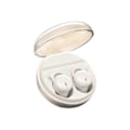 Miniatyrbilde 1 av 5: Søvnørepropper Trådløst Bluetooth-hodetelefonsett Bluetooth 5.3 Mini In-Ear Dobbel Mikrofon Bærbare Øretelefoner For Søvn White