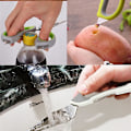 Miniatyrbilde 5 av 5: Kyllingbensaks med magnetisk gummihylse Kjøkkenutstyr (grønn)