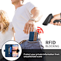 Miniatyrbillede 5 af 5: Læder Magnetisk Lukning Etui med Flip Wallet Stativfunktion Cover til Samsung Galaxy S10 Plus 4G Blue