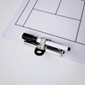Miniatyrbilde 5 av 5: Tennis Treningsbrett Strategi Taktik Klippbrett Profesjonelt 35x22cm Visningsbrett Spill Spillplan Demonstrasjon Taktikkbrett