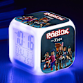 Miniatyrbild 2 av 3: Roblox Print Digital Väckarklocka 7 Färgväxlande Spel Nattlampa LED-Display Sängbordsklocka Ornament Heminredning Barnleksak Presenter