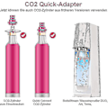 Miniatyrbillede 5 af 5: Hurtigkobling CO2-adapter kompatibel Sodastream vandsprinkler Duo Art, Terra, Tr21-4 Jnnjv