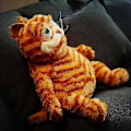Miniatyrbilde 4 av 5: SSRGV 11,81 tommers stygg feit kattebamse, morsom bamse kattebamse bursdagsgave