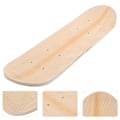 Miniatyrbillede 2 af 5: Blankt skateboarddæk, ubehandlet skateboarddæk, DIY blankt graffiti-skateboard [D] As Shown 43.00X13.00X1.00CM
