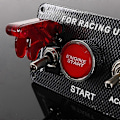 Miniatyrbillede 3 af 5: Bil 12V LED Toggle Tændingsswitch Panel Motorstart Trykknap Sæt Universal til 12V Power Speed black