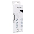 Miniatyrbillede 5 af 5: Anywatt 5-polet Magsafe 2 Magnetisk T-spids Hun til USB-C / Type-C Han Opladningsadapter Konverter til Macbook Pro (hvid)