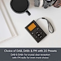 Miniatyrbilde 3 av 5: Bærbar DAB/DAB+/FM-radio, Oppladbar Batteridrevet Bærbar DAB-radio Lommedigitalradio
