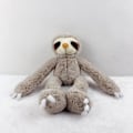 Miniatyrbild 3 av 5: Plushdjur Hängande 13,7 Tum Tre-Tåig Sloth Plysch Sloth Leksak med Kardborrebandshänder för Tonåringar Vuxna Gåvor Dekorationer