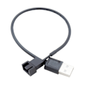 Miniatyrbillede 3 af 5: USB til 4-polet Computer Køleventilator Adapterkabel Fan Adapterkabel Computer Køler Adapterkabel