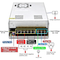 Miniatyrbilde 5 av 5: 12v 30a DC Universal Regulert Switched Strømforsyning 360w - Høy Effektivitet, Pålitelig Ytelse - God