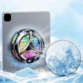 Miniatyrbild 4 av 4: X42 Tabletkylare Tablet-kylare Rgb Färgrik Belysning 10cm Magnetisk Halvledarkylaren Kylfläkt För Tablet