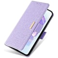 Miniatyrbilde 5 av 5: For Samsung Galaxy A26 5G Lær Lommebok Etui RFID Blokkerende Stativdeksel med Håndstropp - Grønn[D] Multicolor Purple