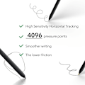 Miniatyrbilde 4 av 5: Metallspisser/Tipserstatning Galaxy Tab S9/S9FE+/S9 Ultra/S8/S8+/S8 Ultra/S7 FE/S6 Lite/S22/S23 Ultra