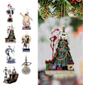 Miniatyrbilde 2 av 5: Julepynt fra Mareritt før jul, Jack Juletre Hengepynt Mareritt før jul anheng, nyttårsaften festpynt