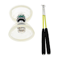 Miniatyrbild 3 av 5: Professionell Diabolo Set Leksak Hög Hastighet Mjuk Jonglering Med Rep Hobby Barn Klassisk Hand Lek Gåva[D] White