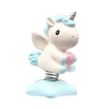 Pikkukuva 1 / 3: Pöytätarvikkeet Hevonen Bobblehead Yksisarvinen Cupcake Topper Yksisarviskoristeet Yksisarvinen Tanssiva Lelu Yksisarvispatsas[D] Blue