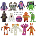 Miniatyrbild 2 av 5: My Singing Monster Figurset Leksak Sjungande Monsterfigurer Plastleksaker Dockor Figuras Wubbox Actionfigurer Maw Julgåva[HK]