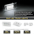 Miniatyrbilde 2 av 5: 2 stk 18-SMD LED Bagasjerom Lys Bagasjeromslys For Volvo S60 XC90 V70 V50 S40 S80 C30 XC70 C70 White
