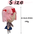 Miniatyrbild 2 av 5: 21.5cm/8.5in DDLC Plysch, Anime Spel Plushie Leksak för DDLC Fans (Natsuki)