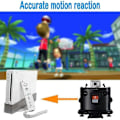 Miniatyrbillede 3 af 5: Motion Plus Adapter Forbedrer Spilkontrol Stabil Præcis Bevægelsessensor Accelerator til W