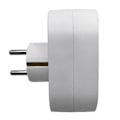 Pikkukuva 4 / 5: EU-standardin monipistoke 250V 16A kaksoispistorasian muunnospistorasia pistorasian kytkinpistokkeella Power Ad[D] white