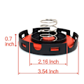 Miniatyrbild 5 av 5: 917-064 PCV-ventilmembran reparationskit för Golf Passa A3 A4 A5 A6 Q3 Q5, 917064 Black