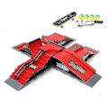 Miniatyrbilde 1 av 5: Finger Skateboards Skatepark Rampe Deler Brett Sport Spill For Barn[D] F