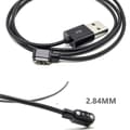 Magnetisk laddningskabel för smartklocka med magnetisk kontakt 2 stift 2,84 mm[D]