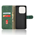 Miniatyrbillede 4 af 5: Til Xiaomi Redmi Note 14 5G Læder Etui Hud-Følelse Anti-Drop Wallet Flip Telefon Cover-[D] Multicolor Green