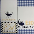 Pikkukuva 3 / 5: Eid Mubarak -onnittelukortit kirjekuorilla ja sinetöintitarroilla, korttisarja [D]