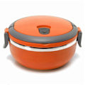 Miniatyrbillede 2 af 5: Madkasse Termokande i Rustfrit Stål Vakuumisoleret Bærbar A[D] Single layer orange