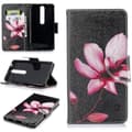 For Nokia 6.1 (5.5-tommer) Mønstret PU-Lær Stativ Mobiltelefon Deksel Mønster[D]