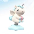 Pikkukuva 3 / 3: Pöytätarvikkeet Hevonen Bobblehead Yksisarvinen Cupcake Topper Yksisarviskoristeet Yksisarvinen Tanssiva Lelu Yksisarvispatsas[D] Blue
