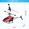 Miniatyrbild 3 av 5: Helikopter LED Blinkande Ljus Infraröd Induktion Drönare Barnleksaker Flygplan USB Laddning Fjärrkontroll Leksak Pojkpresent
