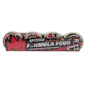 Pikkukuva 2 / 5: Wheels Street -harjauspyörä, tanssilauta, pyörä 52mm 101Duro, rullalaudan pyörä, 52mm 101Duro, musta+punainen