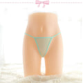 Miniatyrbild 3 av 5: Kaise Sexiga stringtrosor för kvinnor Söt kaninsvans G-string Pälsboll Bikini T-rygg Cosplay Underkläder Party Kostymgåva[D] Mint Green