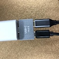 Miniatyrbild 4 av 5: USB-C Han till Dubbel USB-C Honkontakt Splitter Konverter Adapter Förlängningskontakt för USB-C PD Laddare