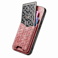 Miniatyrbillede 3 af 5: Til Nothing Phone (2a) Etui med Præget Mønster, Kortholder, Støttefod, Læder Bagcover [D] Multicolor Style A