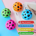 Miniatyrbilde 3 av 4: 4 stk. Måneball, 6,5 cm Ekstrem Romball, PU Studeball Sansestimulerende Ball (Blå/Grønn/Oransje/Rosa Rød)