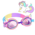 Miniatyrbild 5 av 5: Barn simglasögon Unicorn Anti-Fog simglasögon Clear Version simglasögon Poolglasögon med justerbar rem för ungdomar Småbarn Pojkar Flickor [kk]