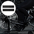Miniatyrbillede 3 af 3: 1 Par Romaskine Udskiftningsfodstropper Romaskine Pedalstropper Gym Cykel Pedalstropper Justerbare og Komfortable Fodstøttestropper[D] Black 47.00X5.00X0.30CM
