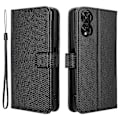 Miniatyrbillede 1 af 5: Til TCL 505 T509K T5094 Etui - Diamantmønstret PU-læder med Kortlommer og Stativ Black