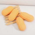 Miniatyrbilde 3 av 5: Kunstig Peanøtt Fidget Leke Sett - Interaktiv TPR Myk og Trekk-Fra Stressavlastende Leke Peanuts Filling with light