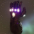 Miniatyrbillede 4 af 5: Børns Thanos Handsker Infinity Gauntlet Med LED Lys Avengers 4 Cosplay Legetøj [HK]