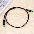 Miniatyrbillede 5 af 5: Elektrisk cykel Ebike 5 Pin Han til Han Display Forlænger til Mid Motor BBS01/BBS02/[D] black