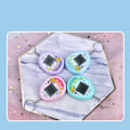 Miniatyrbillede 3 af 5: Elektroniske kæledyrsspil Virtuel Tamagotchi Nostalgisk Virtuel Cyber Digitale Dyr Legetøj til børn (D) color PURPLE