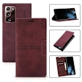 Miniatyrbilde 1 av 5: For Samsung Galaxy Note20 Ultra Dream Magnetisk Suge Business Horisontal Flip PU Lærveske med Holder & Kortspor & Lommebok[D] Wine Red
