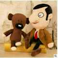 Miniatyrbillede 1 af 2: 30cm Mr Bean+bamse Blød Dukke Fyldt Dyr Plyslegetøj Børnegave