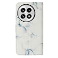 Miniatyrbild 3 av 4: Marmorläder Telefonfodral För OnePlus 13 White Marble